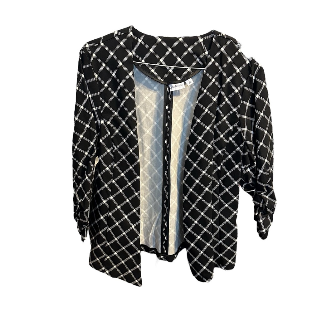 Black and white jacket